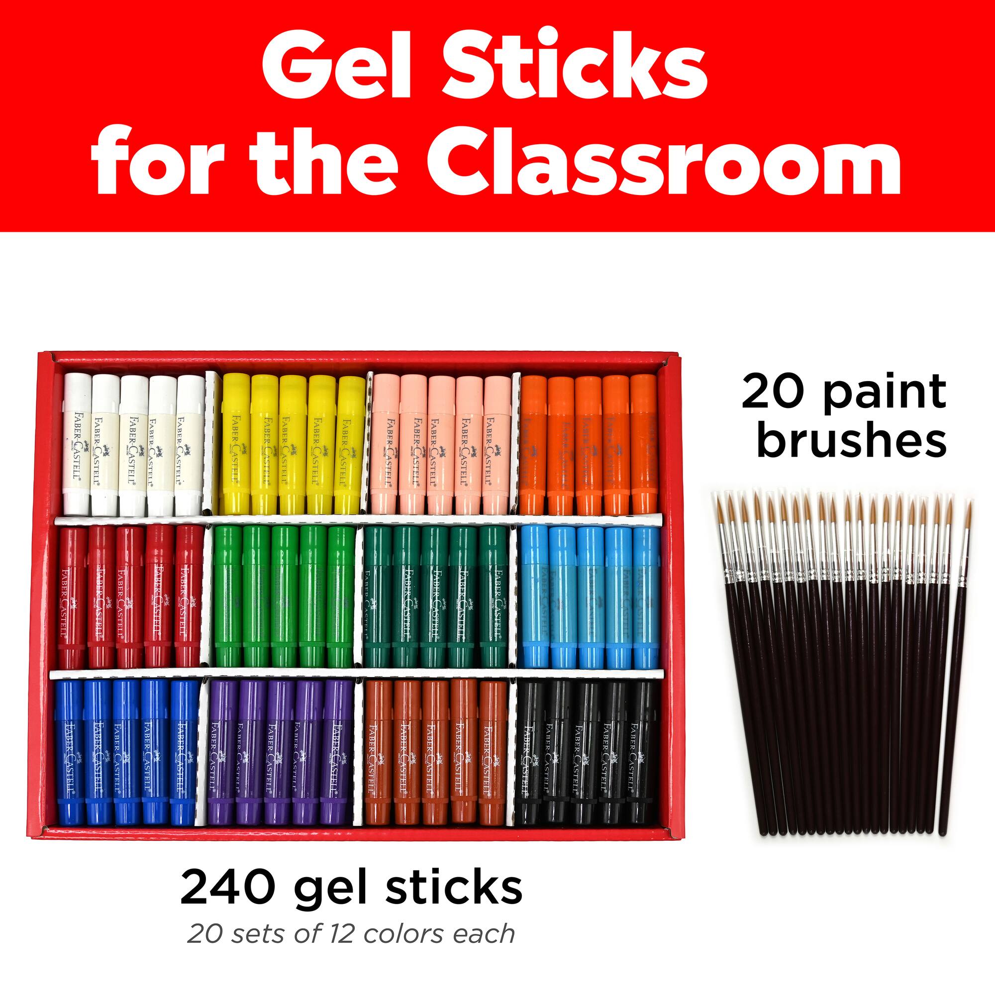 Faber-Castell® 240-Piece Gel Stick School Pack